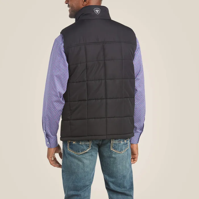 ARIAT MENS CLOTHING ARIAT MENS CRIUS INSULATED VEST BLACK Rings