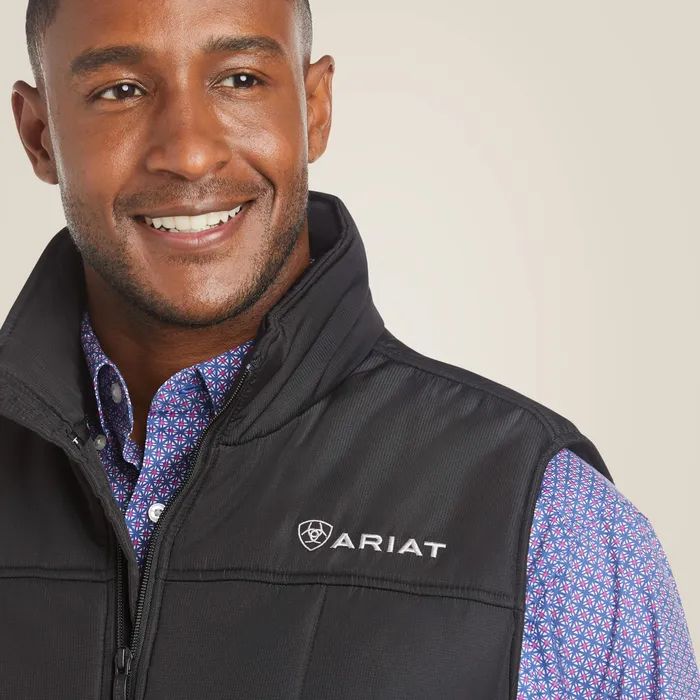ARIAT MENS CLOTHING ARIAT MENS CRIUS INSULATED VEST BLACK Rings