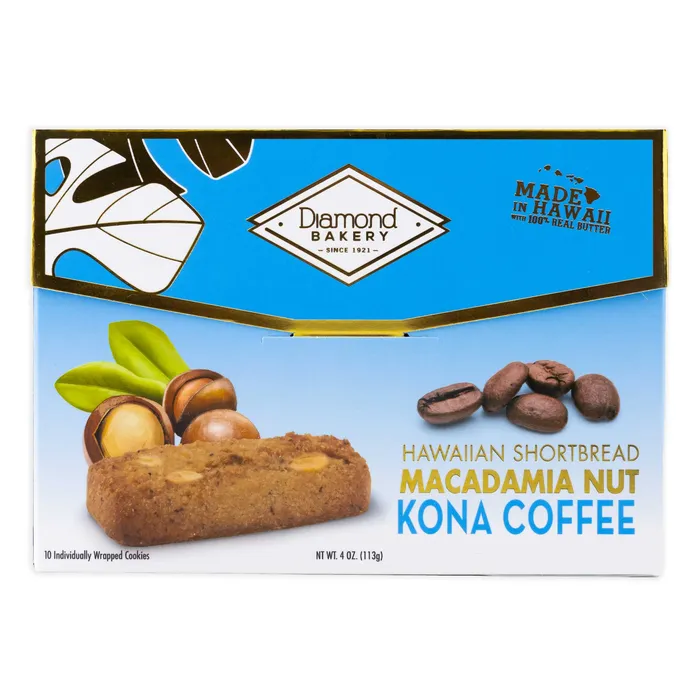 Diamond Bakery Hawaiian Kona Coffee Macadamia Shortbread Cookies 4 oz DIAMONDBAKERY Earrings Diamond Bakery Hawaiian Kona Coffee Macadamia Shortbread Cookies 4 oz DIAMONDBAKERY Earrings