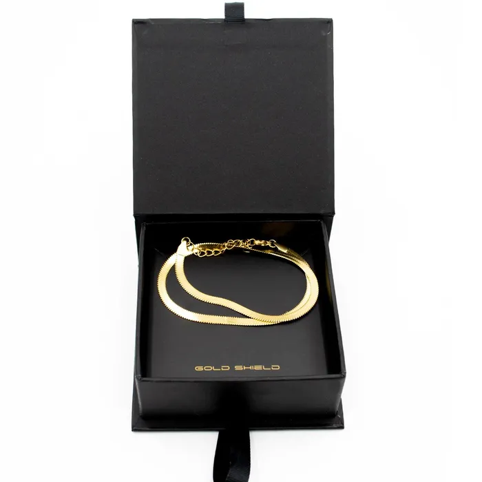 Gargantilla para Mujer Gold Shield Earrings