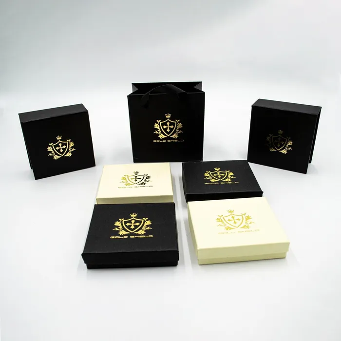 Gargantilla para Mujer Gold Shield Earrings