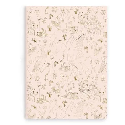 Good Juju Underwater Party Softcover Notebook Pink GOODJUJU Earrings