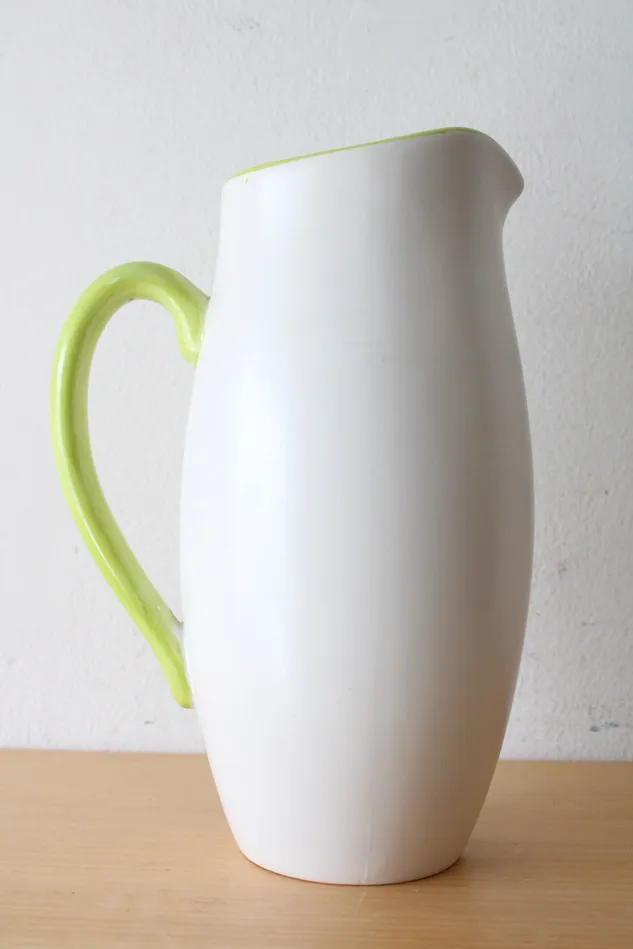 Jubilee Thrift Melrose Grasshopper Painted Tall Pitcher Earrings
