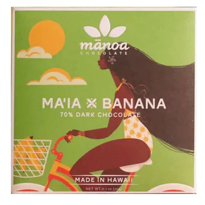 MANOACHOCO Earrings Mnoa Mini Maia Banana Chocolate Bar