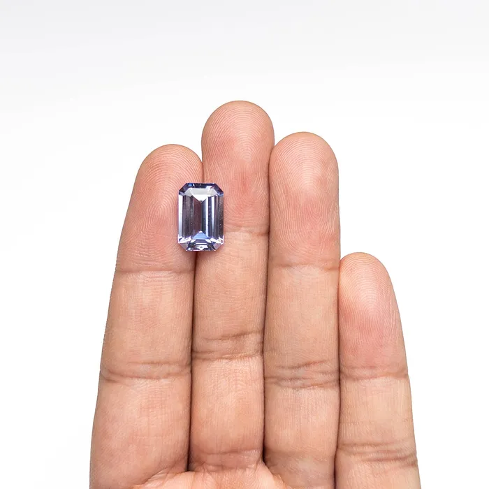 Misfit Gems Rings 637ct 1343x901x518mm Cut Corner Rectangle Step Cut Sapphire 1969701