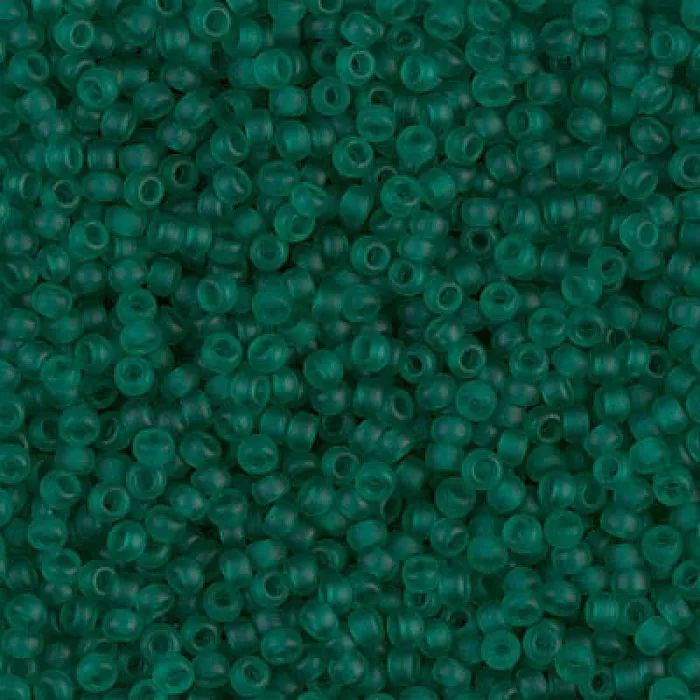 Miyuki Seed Beads 110 Matted Transparent Emerald 0147FNEW Peppy Beads Earrings