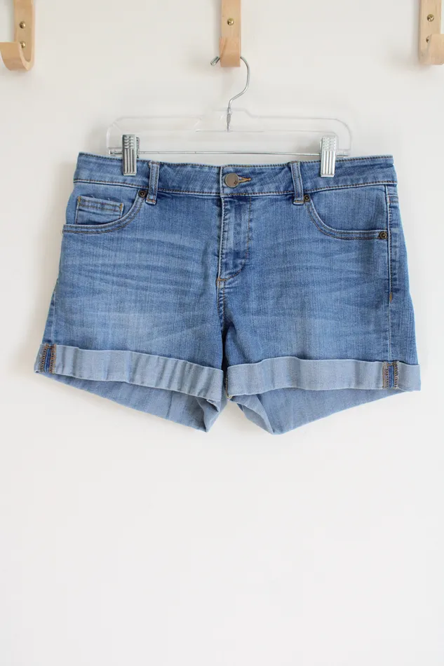 New York Company New York Co Denim Shorts 6 Earrings