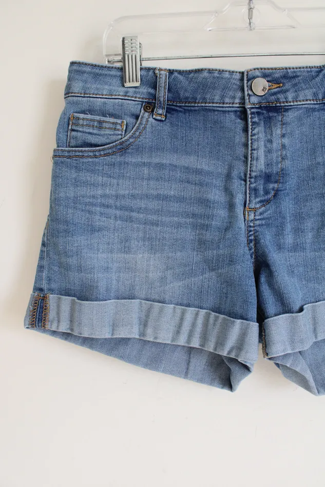 New York Company New York Co Denim Shorts 6 Earrings