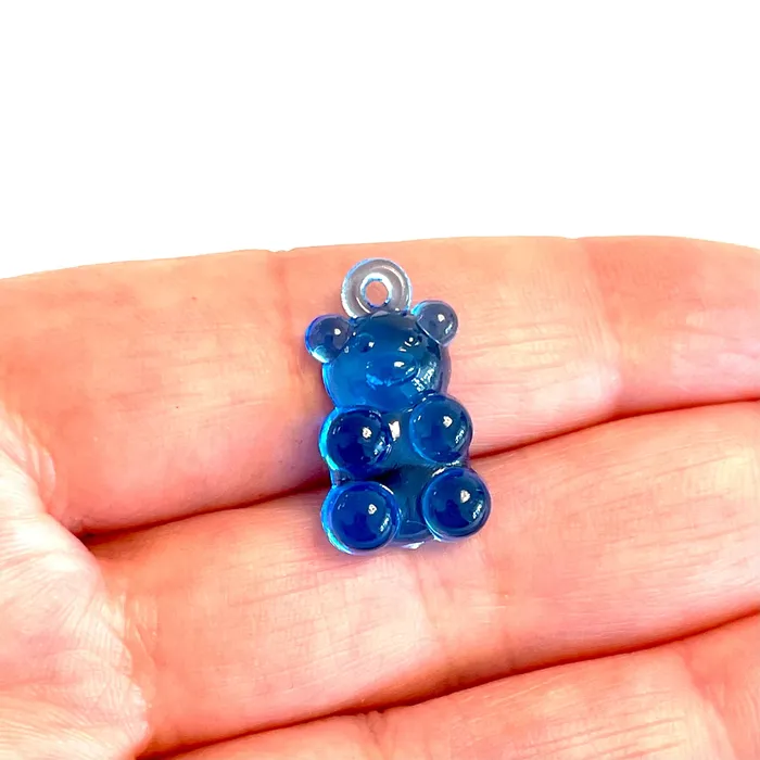 Peppy Beads 5 pcs in a pack Jelly Bear Charms Gummy Bear Resin With Loop Jelly Bear Shaped Resin Charms 12x22mm Necklaces Peppy Beads 5 pcs in a pack Jelly Bear Charms Gummy Bear Resin With Loop Jelly Bear Shaped Resin Charms 12x22mm Necklaces