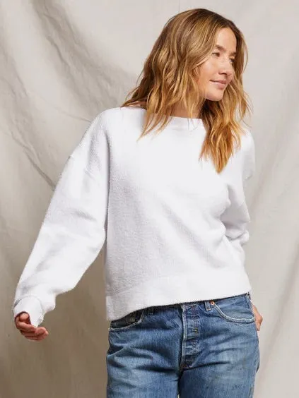 perfectwhitetee Earrings perfectwhitetee Mayer Reverse Fleece Pullover