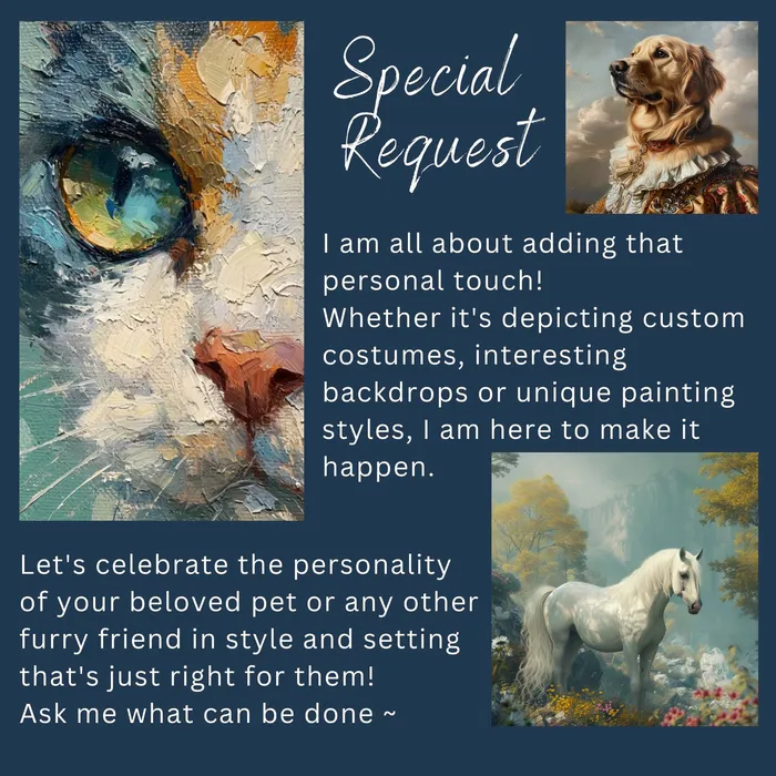 Portraits by NC Earrings Labradoodle Pet Portrait in Oil