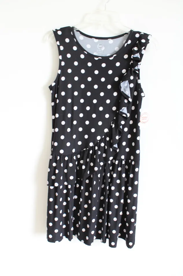 Rings NEW Wonder Nation Black Polka Dot Dress 18 Wonder Nation