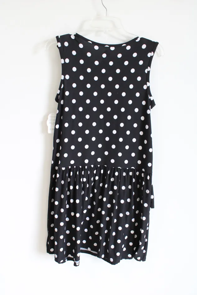 Rings NEW Wonder Nation Black Polka Dot Dress 18 Wonder Nation