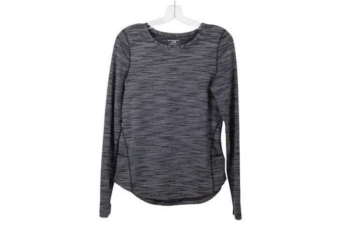 Tek Gear DryTek Black Striped Long sleeved Shirt XS Tek Gear Rings