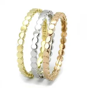 Earrings CJE3180 Wholesale Womens Stainless Steel IP Gold IP Rose Gold Stackable Rings Green Earrings CJE3180 Wholesale Womens Stainless Steel IP Gold IP Rose Gold Stackable Rings Green