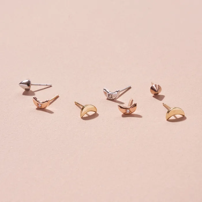 Earrings Fox Bond Originals The FB Spike Stud Earrings