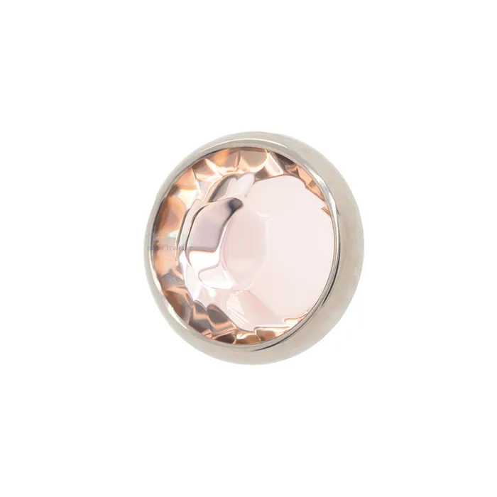 Earrings Industrial Strength IS 4mm Crystal Flat Backed Faceted Gem Threaded End