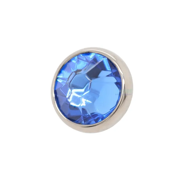 Earrings Industrial Strength IS 4mm Crystal Flat Backed Faceted Gem Threaded End