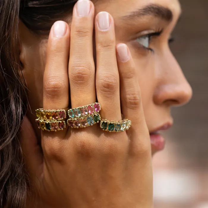 Fox Bond Originals The FB Cotton Candy Ombre Ring Rings