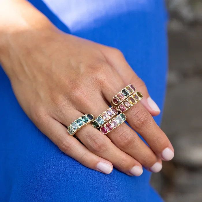 Fox Bond Originals The FB Cotton Candy Ombre Ring Rings