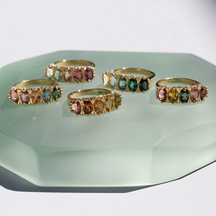 Fox Bond Originals The FB Cotton Candy Ombre Ring Rings
