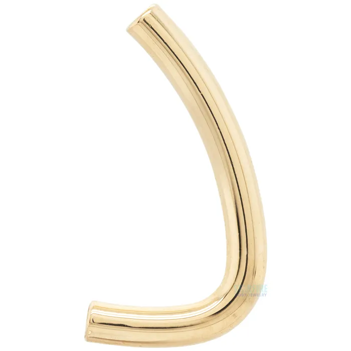 Gold Threaded JCurve Barbell Shaft Body Vision BVLA PreStyled Sets