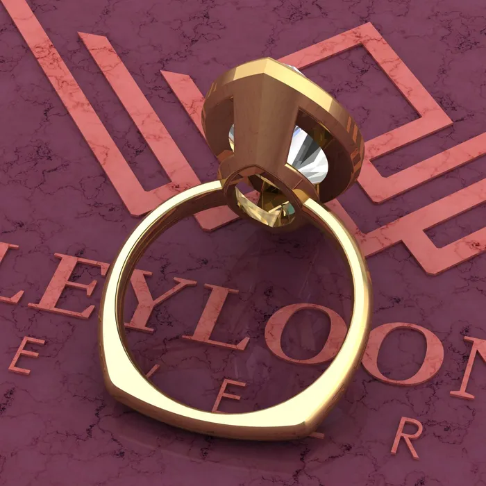 Leyloon Jewelry Rings 75 Carat Marquise Cut Bezel Euro Shank Solitaire D Color Moissanite Ring
