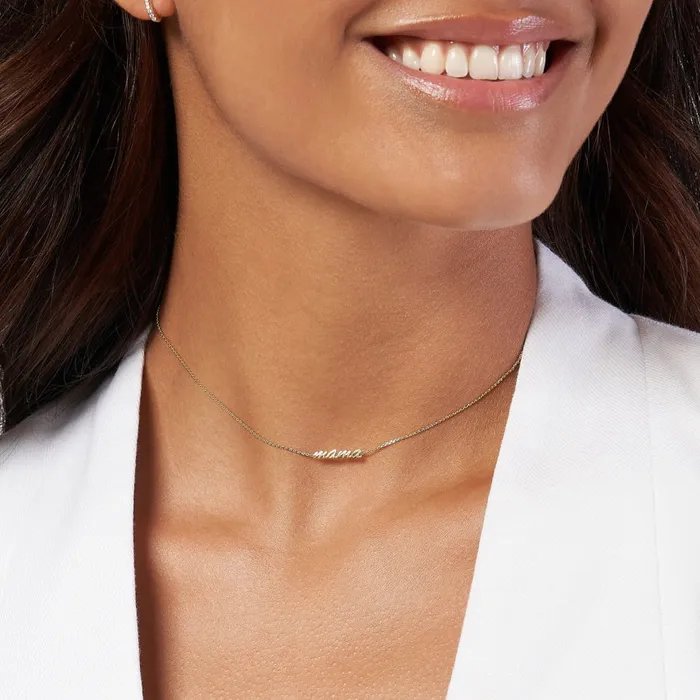 Mama Cursive Necklace Alexis Jae Necklaces