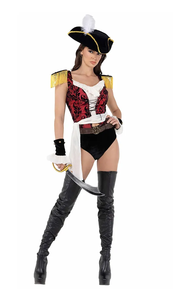 PB119 7pc Playboy High Sea Pirate Roma Costume Earrings