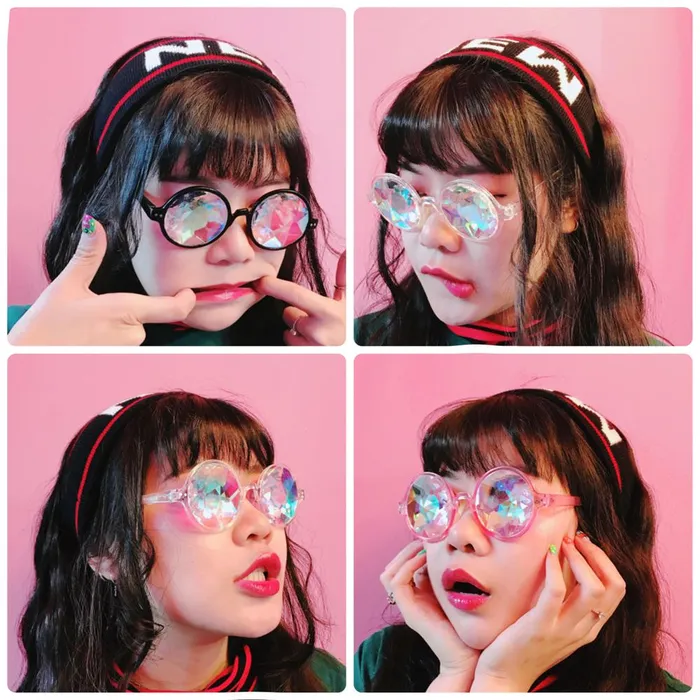 Pixie Kaleidoscope Glasses 3 Colors THE LUMi SHOP Earrings
