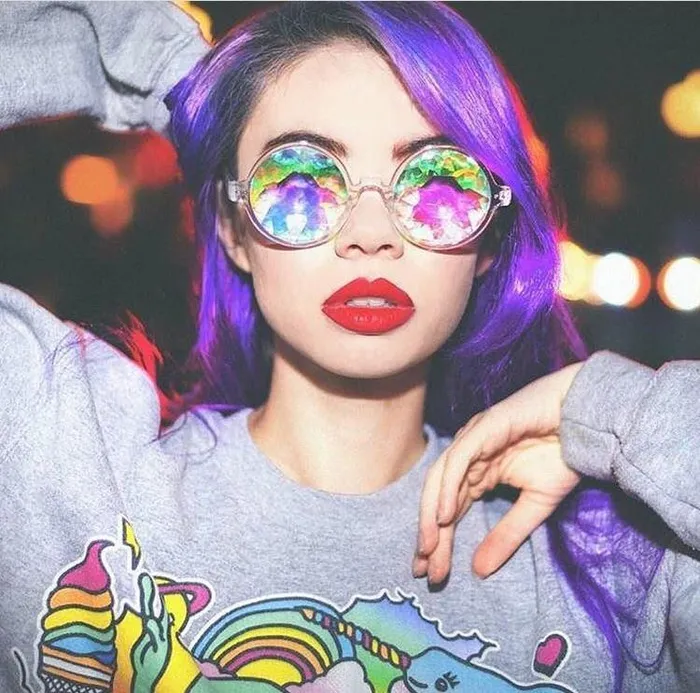 Pixie Kaleidoscope Glasses 3 Colors THE LUMi SHOP Earrings