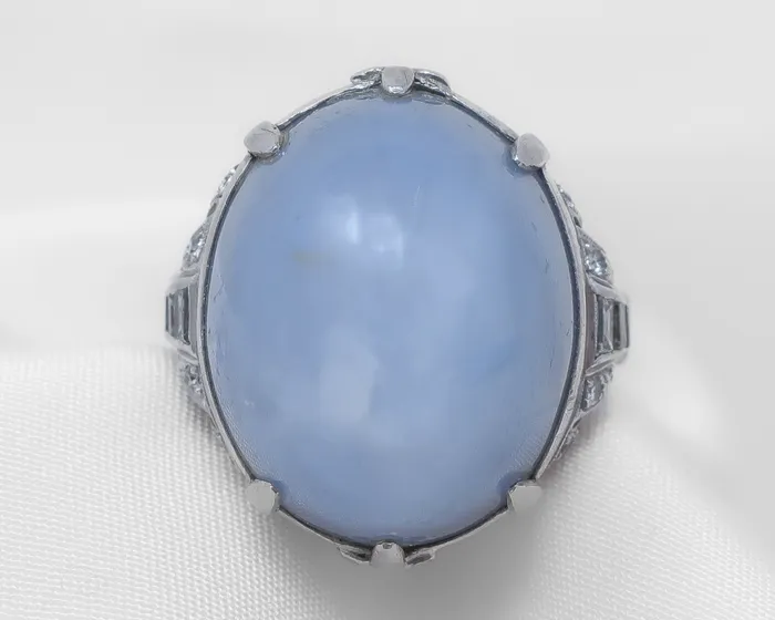 Rings Midcentury Star Sapphire Ring Isadoras C
