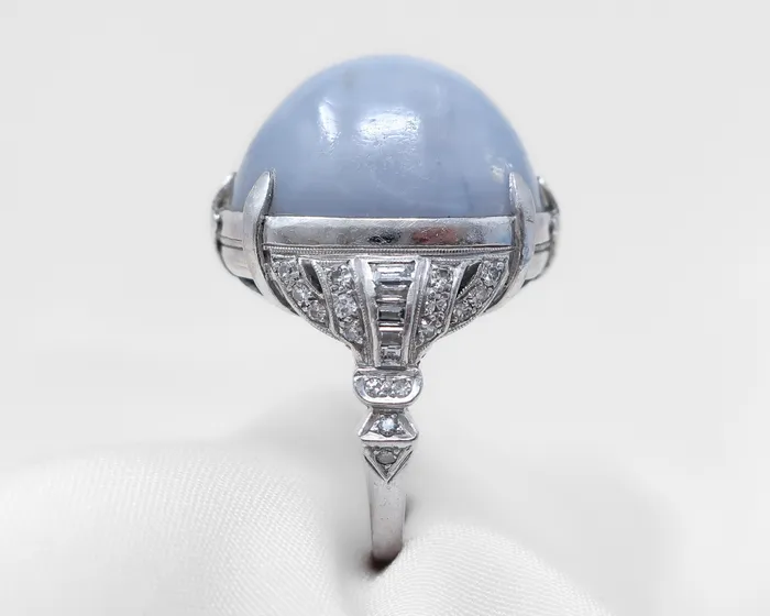 Rings Midcentury Star Sapphire Ring Isadoras C