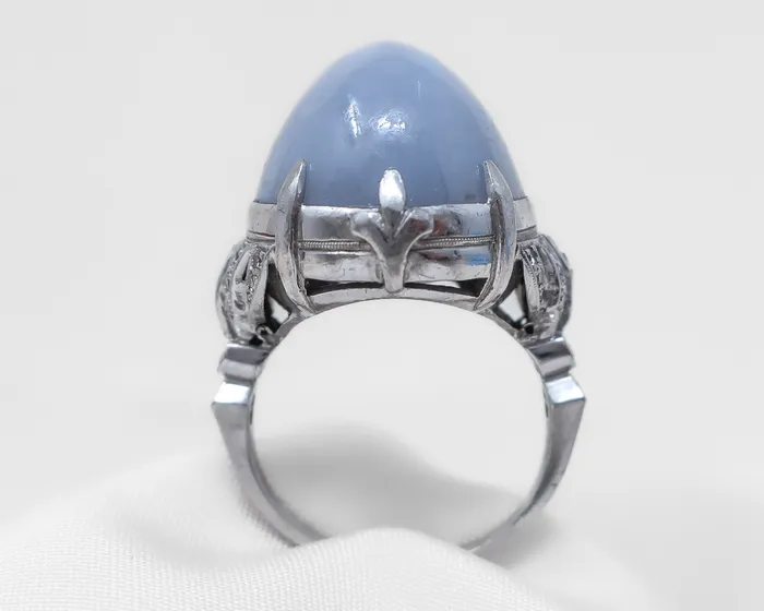 Rings Midcentury Star Sapphire Ring Isadoras C