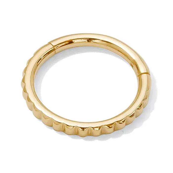 Rings Tawapa Tokyo Hinge Ring Clicker in Gold