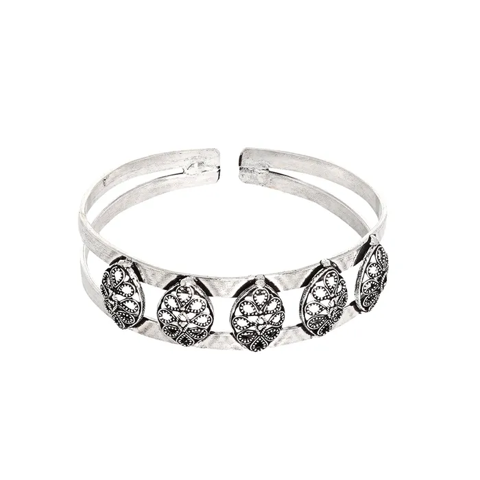 Rings Teejh Teejh Abhipsa Silver Oxidised Jewelry Gift Set