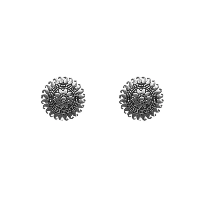 Rings Teejh Teejh Saesha Metallic Silver Oxidized Jewelry Gift Set