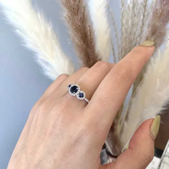 Sapphire Diamond Band Fana Rings Sapphire Diamond Band Fana Rings