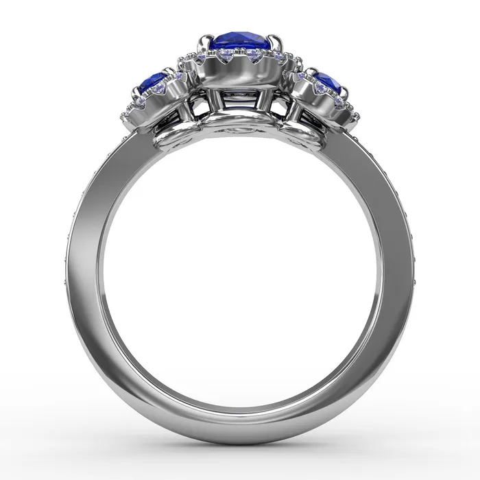 Sapphire Diamond Band Fana Rings Sapphire Diamond Band Fana Rings