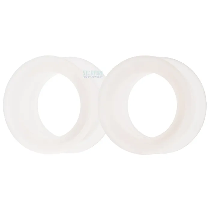 Silicone Tunnels Clear Kaos Softwear Earrings