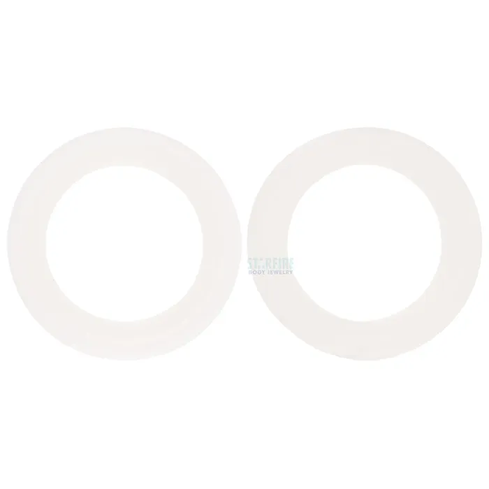 Silicone Tunnels Clear Kaos Softwear Earrings