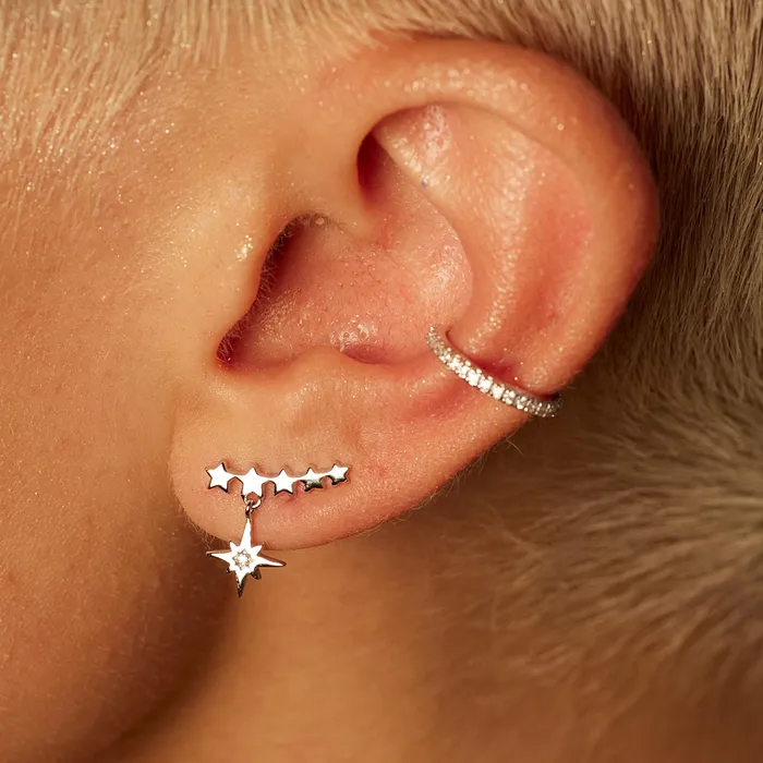 Starburst Ear Climber Earrings Scream Pretty Earrings Starburst Ear Climber Earrings Scream Pretty Earrings