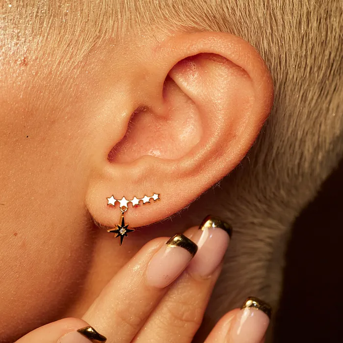Starburst Ear Climber Earrings Scream Pretty Earrings Starburst Ear Climber Earrings Scream Pretty Earrings