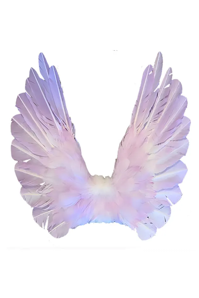 Stonehart Jewelry Earrings Designer Made Floating Wings in Lavender