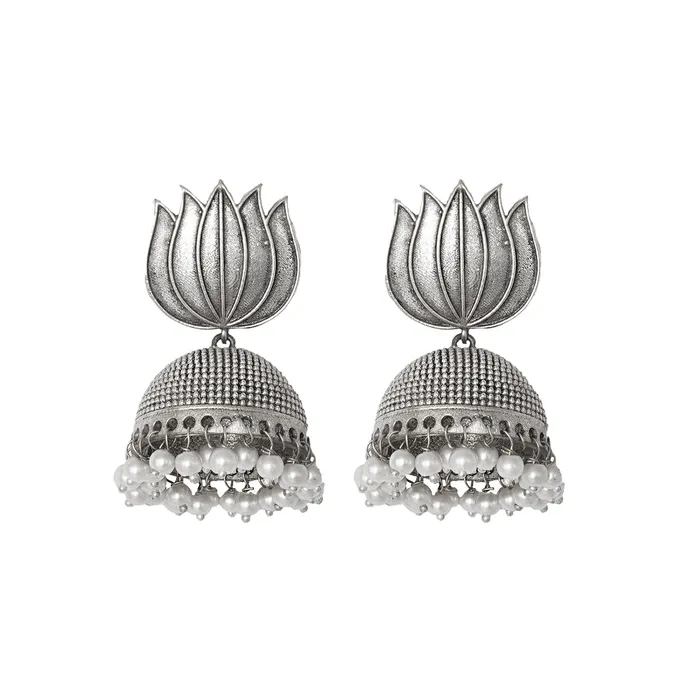 Teejh Rings Teejh Nandana Silver Oxidised Jewelry Gift Set
