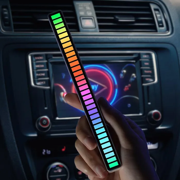worldnetgifts Necklaces RGB Sound Reactive LED Light Bar