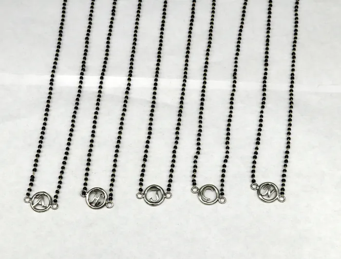 925 sterling silver black beads chain necklace gorgeous letter pendant locket excellent customized necklace set for brides nec160 TRIBAL ORNAMENTS Necklaces 925 sterling silver black beads chain necklace gorgeous letter pendant locket excellent customized necklace set for brides nec160 TRIBAL ORNAMENTS Necklaces