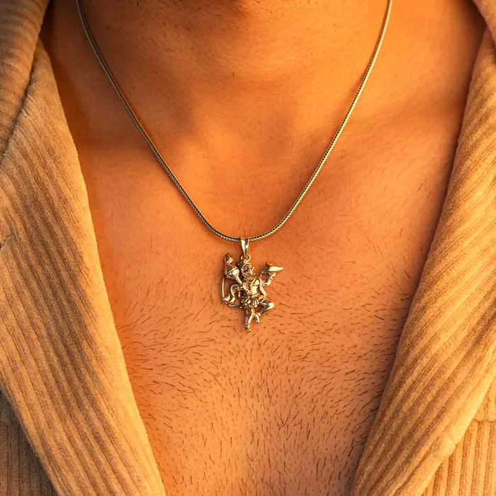 925 sterling silver customized vintage style Lord HanumanBajaranBali Pendant amazing design stunning pendant unisex gifting jewelry ssp433 TRIBAL ORNAMENTS Necklaces