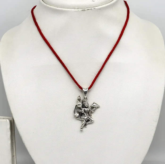 925 sterling silver customized vintage style Lord HanumanBajaranBali Pendant amazing design stunning pendant unisex gifting jewelry ssp433 TRIBAL ORNAMENTS Necklaces