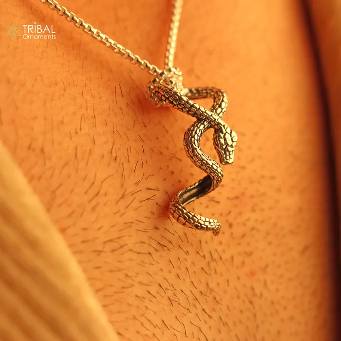 925 sterling silver unique waved snake pendant king cobra snake pendant is n embodiment of timeless beauty and symbolism nsp644 TRIBAL ORNAMENTS Necklaces 925 sterling silver unique waved snake pendant king cobra snake pendant is n embodiment of timeless beauty and symbolism nsp644 TRIBAL ORNAMENTS Necklaces